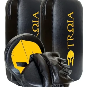 Kit Aparador de Chute e Manopla Muay Thai Troia Sport PU